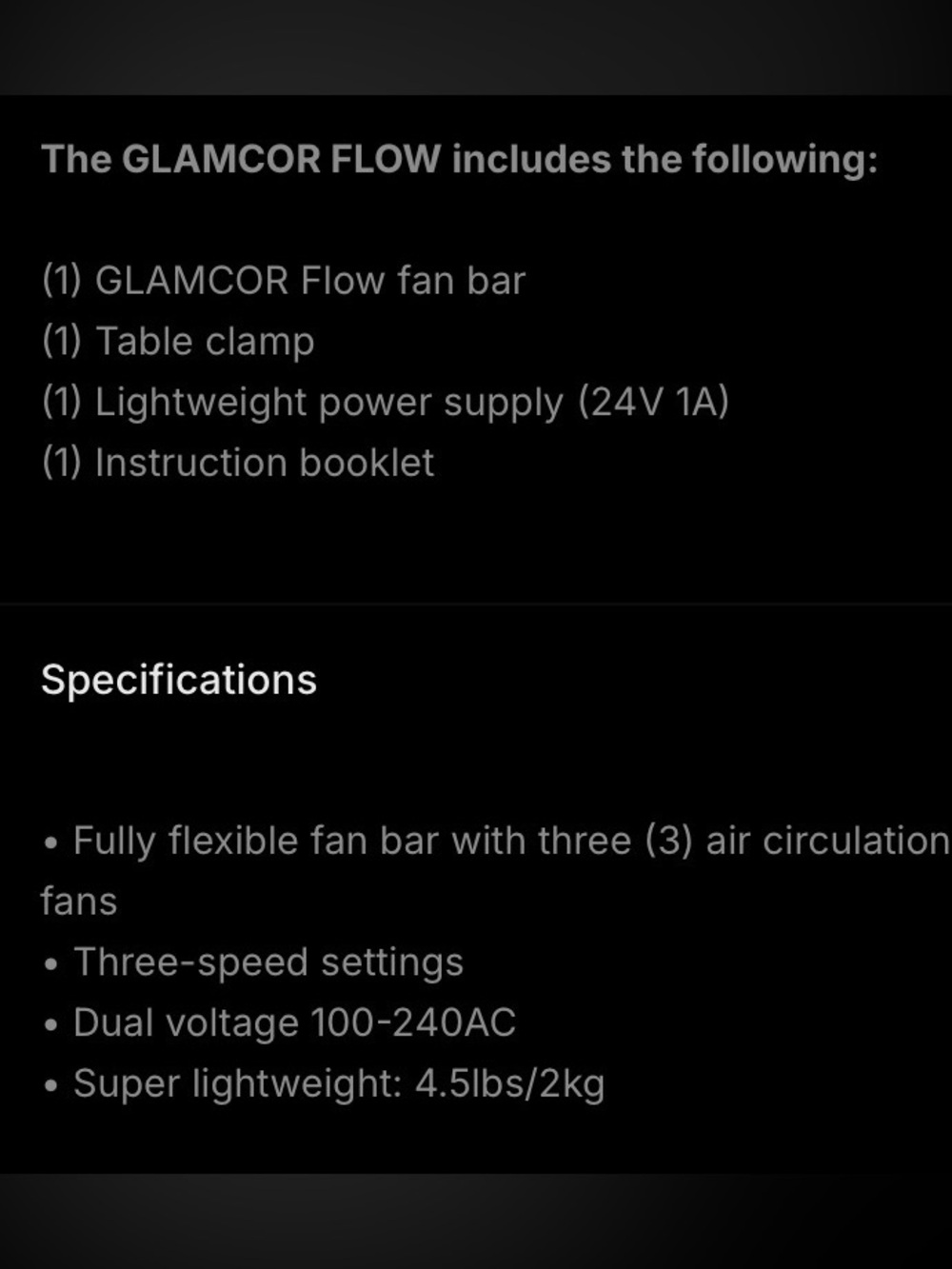 Glamcor Flow Pro Kit - Picture 2 of 6